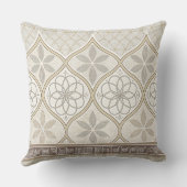 幾何華美フローラタイルパターン(2) クッション (裏面)