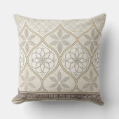 幾何華美フローラタイルパターン(2) クッション (正面)