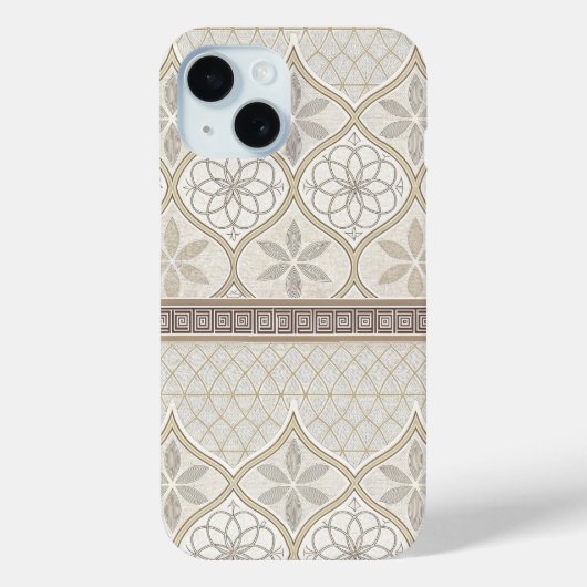 幾何華美フローラタイルパターン(2) Case-Mate iPhoneケース (裏面)