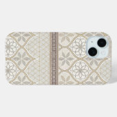 幾何華美フローラタイルパターン(2) Case-Mate iPhoneケース (裏面 (横))