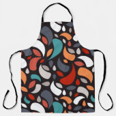 幾何葉 エプロン (正面)