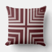 幾何赤角コーナーパターン クッション (正面)