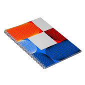 幾何遷移：抽象芸術ヴィンテージパターン。 ノートブック (右側)