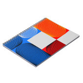 幾何遷移：抽象芸術ヴィンテージパターン。 ノートブック (左側)