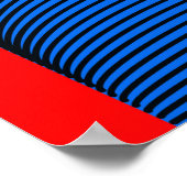 幾何遷移：抽象芸術ヴィンテージパターン。 ポスター (角)