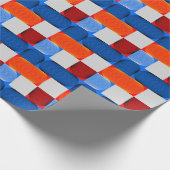 幾何遷移：抽象芸術ヴィンテージパターン。 ラッピングペーパー (角)