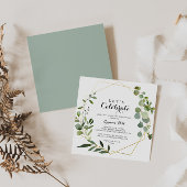 幾何金ゴールドトロピカルレッツ祝パーティー 招待状