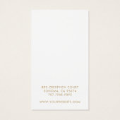 幾何金箔イヤリングディスプレイカード (裏面)