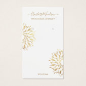 幾何金箔イヤリングディスプレイカード (正面)