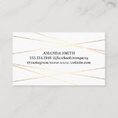 幾何金箔グリッター 名刺 (裏面)