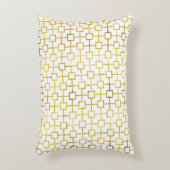 幾何金箔猫クレードル模様 アクセントクッション (正面(垂直))