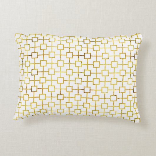 幾何金箔猫クレードル模様 アクセントクッション (裏面)