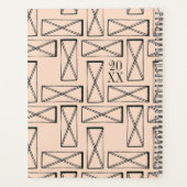 幾何長方形Xデザイン プランナー手帳 (裏面)