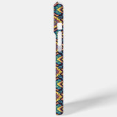 幾何鮮やかアステカ花柄 Case-Mate iPhoneケース (裏面 / 左)