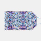 幾何鮮やかギフトラベル ギフトタグ (正面(横))