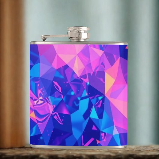 幾何鮮やかプリズムスキットル フラスク