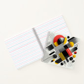 幾何鮮やか抽象化 ノートブック (内部)