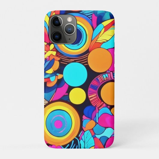 幾何鮮やか抽象芸術パターン Case-Mate iPhoneケース (裏)
