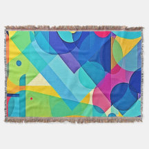 幾何鮮やか抽象芸術