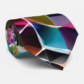 幾何鮮やか抽象芸術 ネクタイ (ロール)