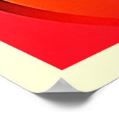 幾何鮮やか調和 ポスター (角)