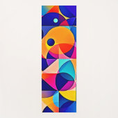 幾何鮮やか調和 ヨガマット (正面)