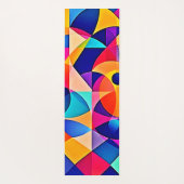 幾何鮮やか調和 ヨガマット (裏面)