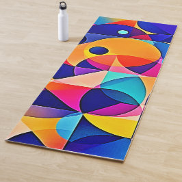 幾何鮮やか調和 ヨガマット