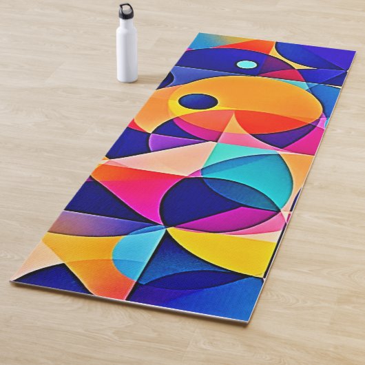 幾何鮮やか調和 ヨガマット (インサイチュ)
