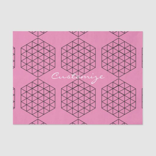 幾何3-D立方体Thunder_Cove 薄葉紙 (正面)