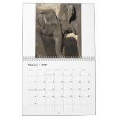 幾分季節的なカレンダー カレンダー (2月 2027)