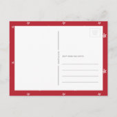 幾日のクリスマスの休日の郵便はがきの最もメリー シーズンポストカード (裏面)