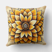 幾重にも重なった花びら クッション (裏面)