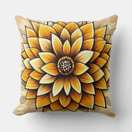 幾重にも重なった花びら クッション