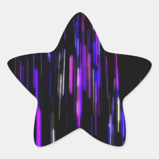 広々としたグロー 星シール