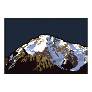 広いピークの豪華さを解き放つ：図解入りの、写真付きの Po フォトプリント