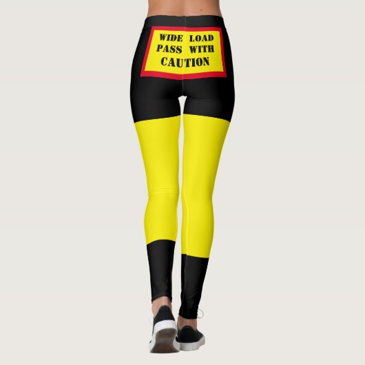 広いロードパスに注意 レギンス (裏面)