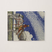 "広い世界"へのジョンBauer - ジグソーパズル (横)