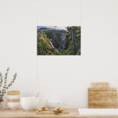 広い夕べビュー – ノルウェー,ホルダランド ポスター (キッチン)