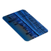 広い肩とミシガン湖の都市 マグネット (右側)