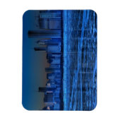 広い肩とミシガン湖の都市 マグネット (縦)