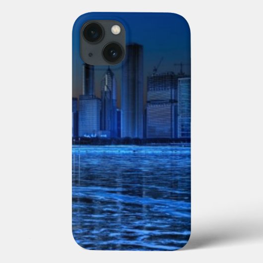 広い肩とミシガン湖の都市 Case-Mate iPhoneケース (裏面)