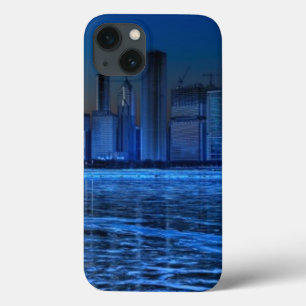 広い肩幅およびミシガン湖市 iPhone 13ケース