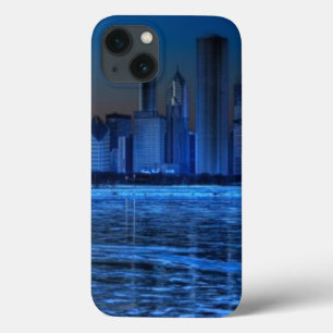 広い肩幅およびミシガン湖市 iPhone 13ケース