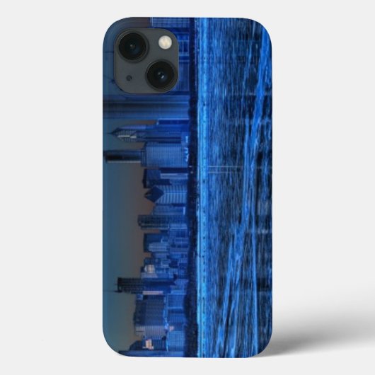 広い肩幅およびミシガン湖市 Case-Mate iPhoneケース (裏面)