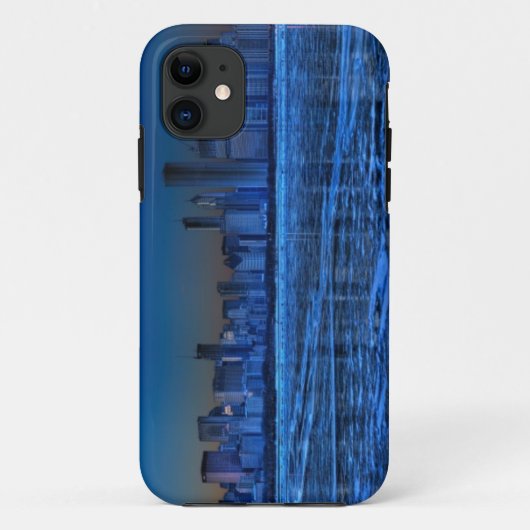 広い肩幅およびミシガン湖市 Case-Mate iPhoneケース (裏面)