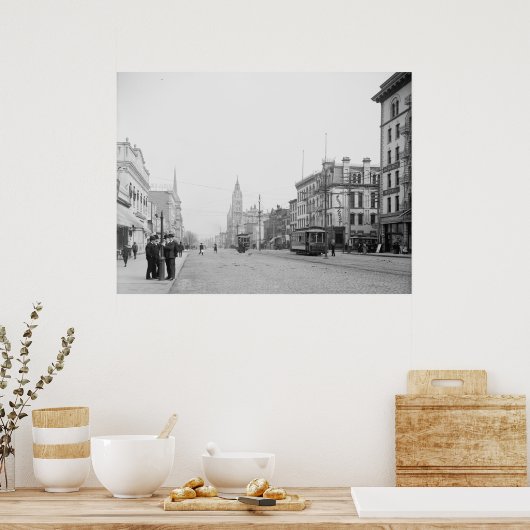 広い通り ポスター (キッチン)