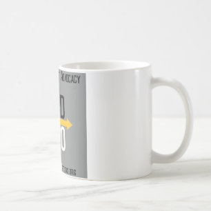 広がった選択正方形のロゴのマグ コーヒーマグカップ