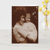 広がりのクリの木の下の1920年、 カード (黄色い花)