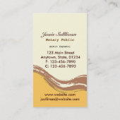 広がりの名刺のクリーム 名刺 (裏面)